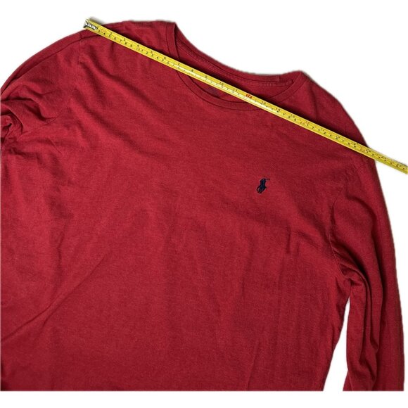 Polo Ralph Lauren Men's Thermal Crew-Neck Top Red XL TG - Picture 7 of 9